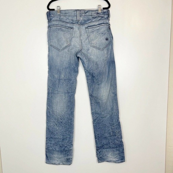 Men's Rock & Republic Vaughn Jeans Distressed Straight Leg Size 33 - Picture 2 of 10